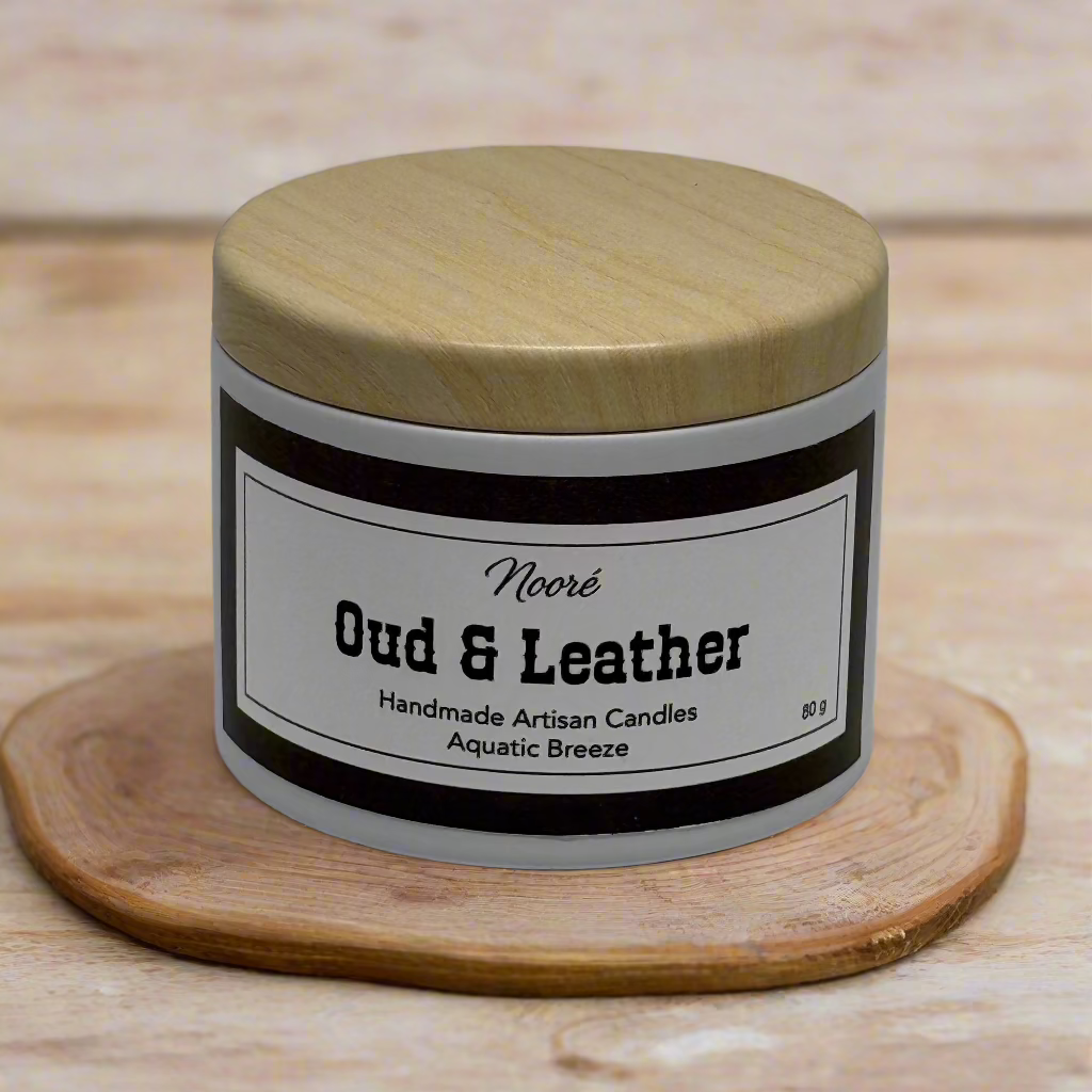 Oud & Leather - Scented Candle