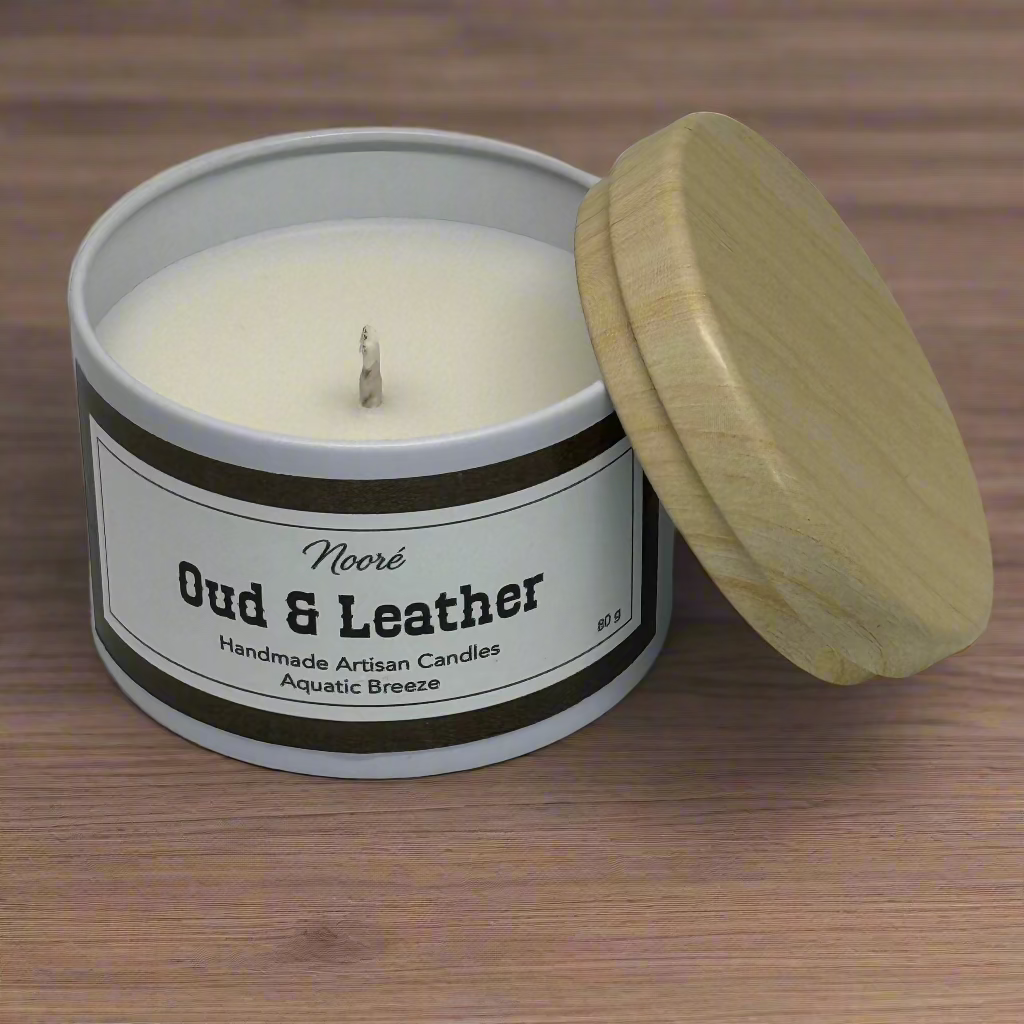 Oud & Leather - Scented Candle