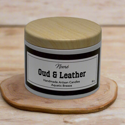 Oud & Leather - Scented Candle